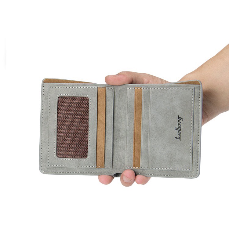 Ví Nam Dáng Cao cấp Baellery Bền Bỉ Nhỏ Gọn Nhiều Ngăn Đựng Thẻ 583 - Hata24h