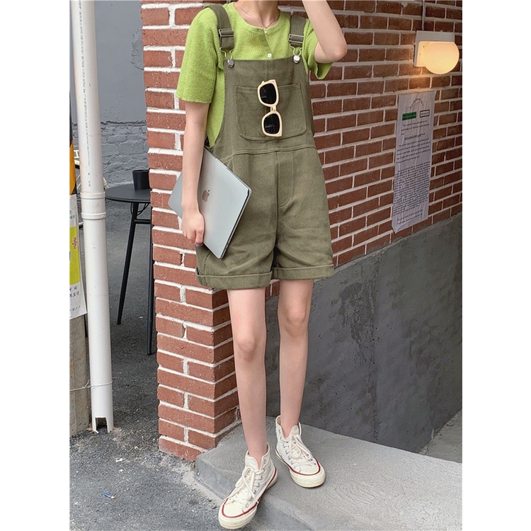 Jumpsuit Không Tay Dáng Rộng Thời Trang Mùa Hè Cá Tính 49506