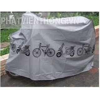 Bạt phủ xe đạp xe máy