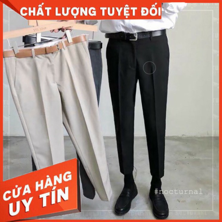 Quần tây nam hàn quốc chất vải co giãn 4 chiều, quần phối siêu đẹp với áo sơ mi, giày tây - Hàng nhập khẩu