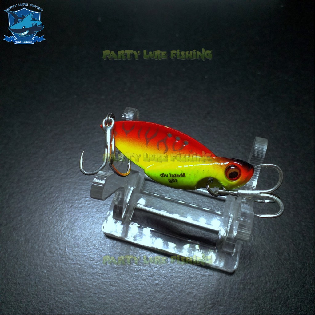 Mồi câu lure cá sắt Cicada 10g, mồi câu cá lóc, chẽm, bản Meta Vip sơn theo công nghệ Nhật
