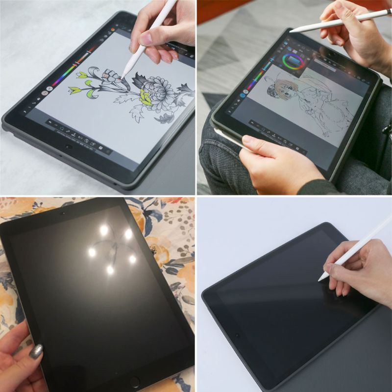 Alli Paper Screen Protector Film Matte PET Anti Glare Painting For i Pad 9.7 Pro 10.5 mini 5 Face ID 11 12.9 New 10.2 inch