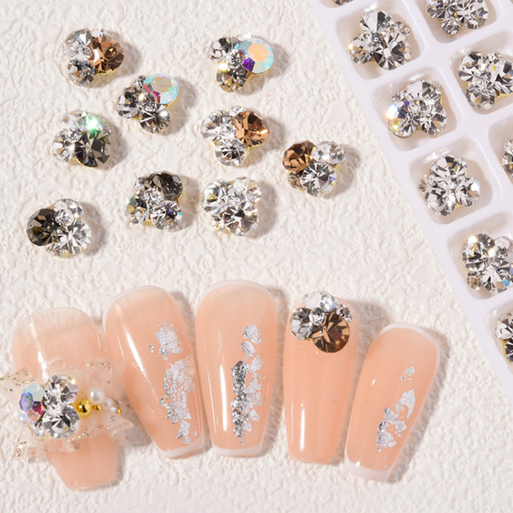 [Hàng mới về] 5 Hạt đá đính trang trí móng tay 3D