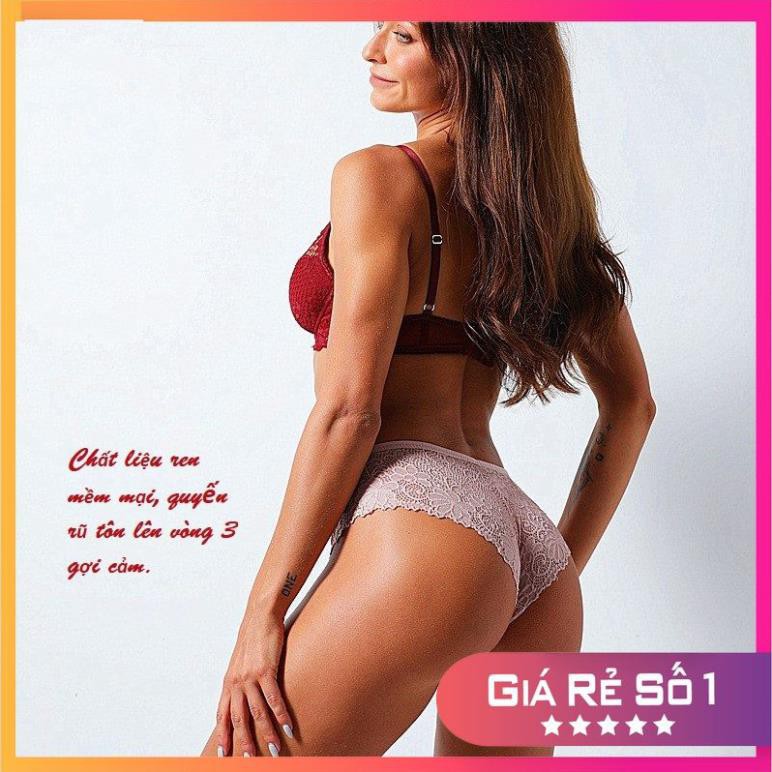 QUẦN LÓT REN SEXY SIÊU ĐẸP [FREESHIP - CHUẨN LOẠI 1] QUẦN CHÍP NỮ NỬA MÔNG GỢI CẢM HÀNG QUẢNG CHÂU CAO CẤP | BigBuy360 - bigbuy360.vn