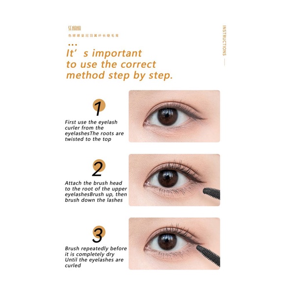 Mascara chuốt mi chống nước không nhòe tiện dụng chất lượng cao
 | BigBuy360 - bigbuy360.vn