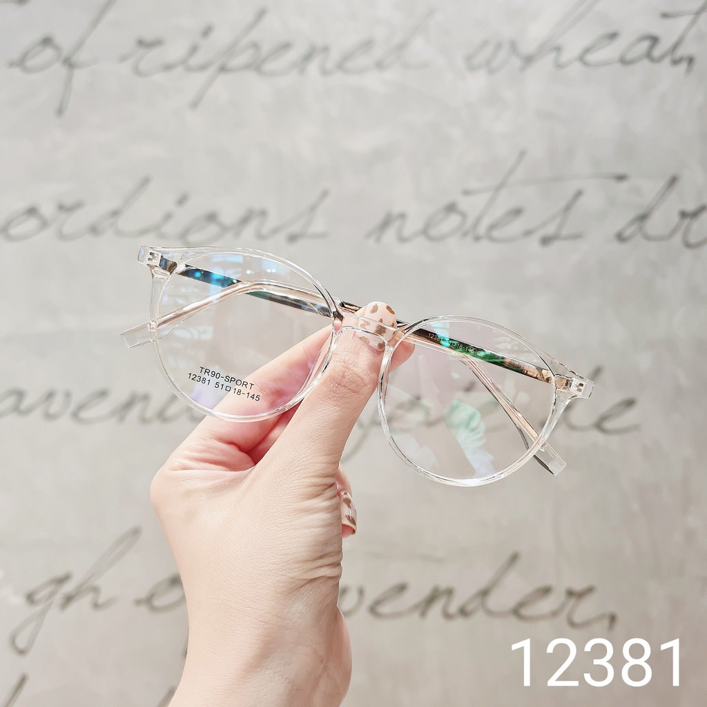 Gọng kính cận nam nữ Lilyeyewear kim loại mắt tròn thời trang nhiều màu 12381 | BigBuy360 - bigbuy360.vn