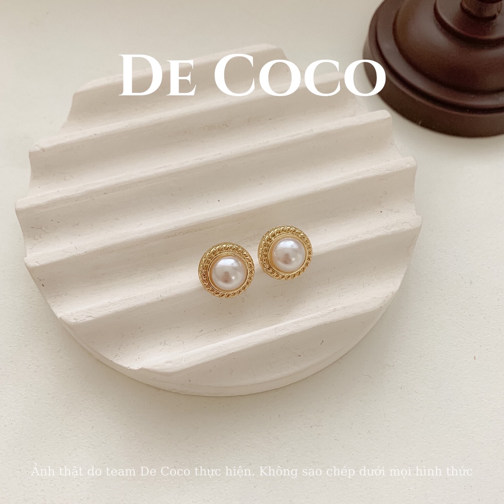 Khuyên tai bông tai solar earrings De Coco