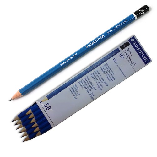 Bút chì đen 20 độ đậm Staedtler Mars Lumograph 100-Graphite Pencil