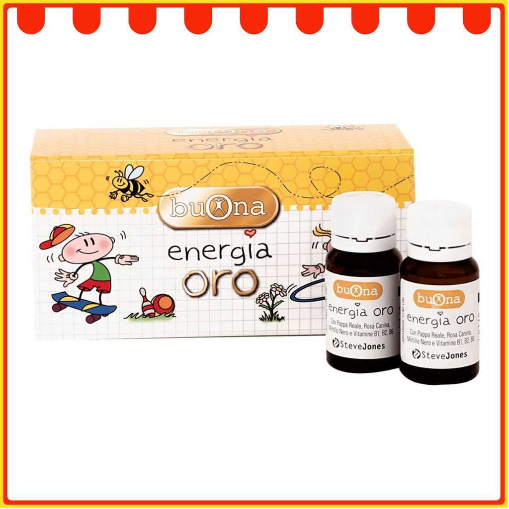 [Chính Hãng]Siro ăn ngon Buona Energia Oro 10ml,10 lọ tiện dụng