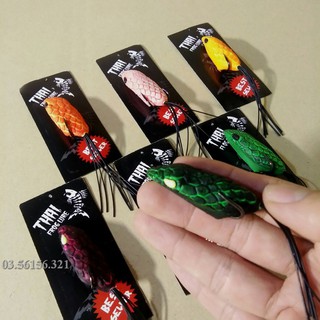 Mồi rắn giả mồi câu cá lóc thái lure hàng cao cấp size to 10g