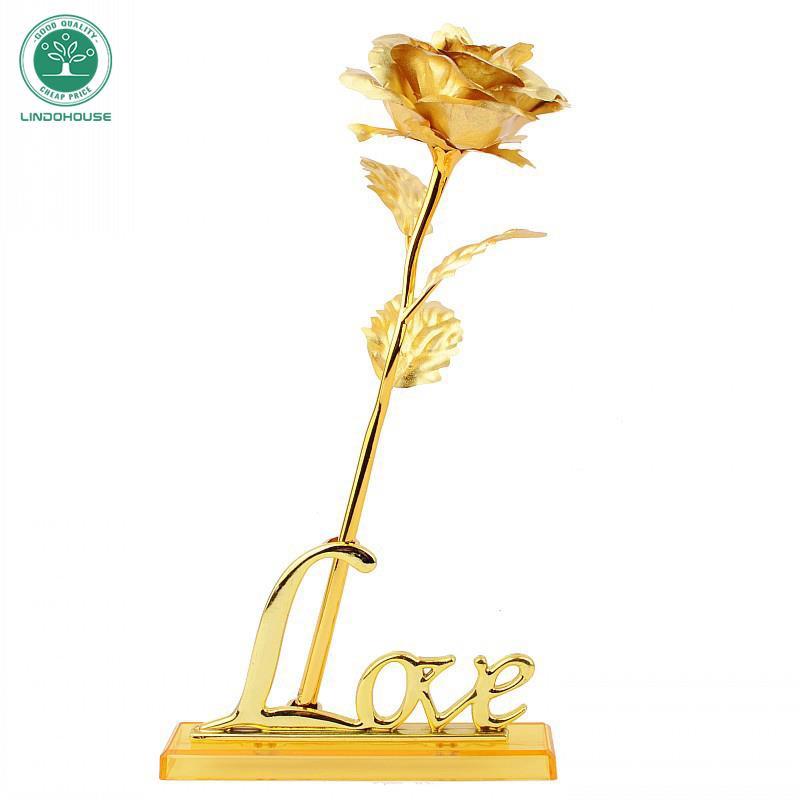 Hoa Hồng Mạ Vàng 24k