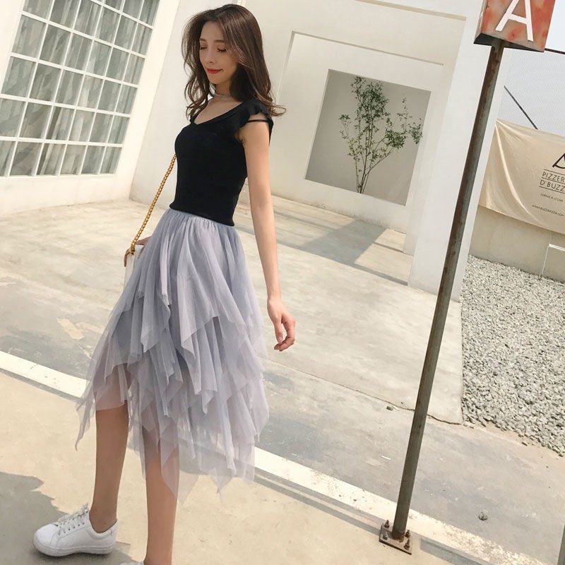 Chân Váy Voan Dài 3 Màu Chất Sợi Lưới Cao Cấp Freeship,Váy Voan Công Chúa Cạp Chun Sinh Viên Mới Có Ảnh Thật Kèm Video | BigBuy360 - bigbuy360.vn