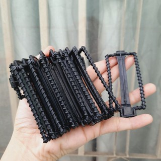 Combo 5 cái gọng kẹp tóc cuốn tóc không có mút (màu đen)