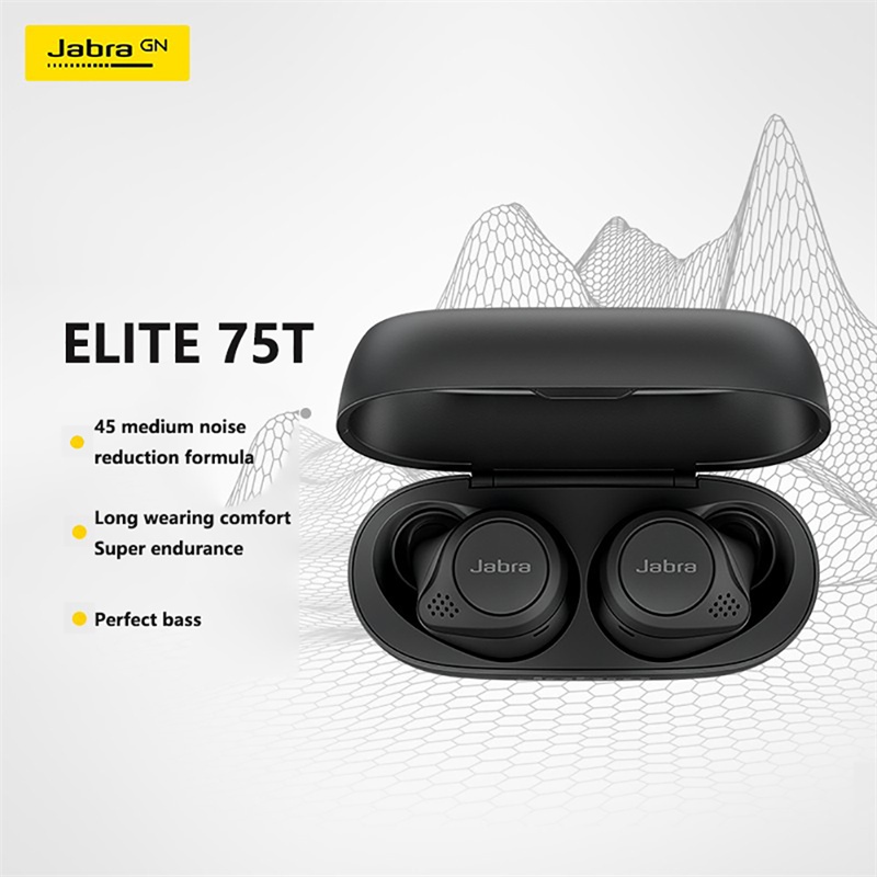 Tai Nghe Nhét Tai bluetooth Không Dây origina jabra elite 75t Có mic
