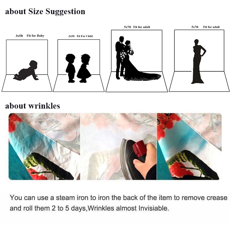 Phông Nền Chụp Ảnh Bằng Vải Phong Cách Trung Hoa Cổ Điển Kích Thước 5x7 Feet