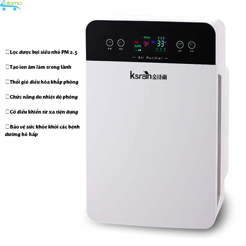 Máy lọc không khí KSRAIN JSY-40A công nghệ HEPA lọc bụi siêu vi PM 2.5