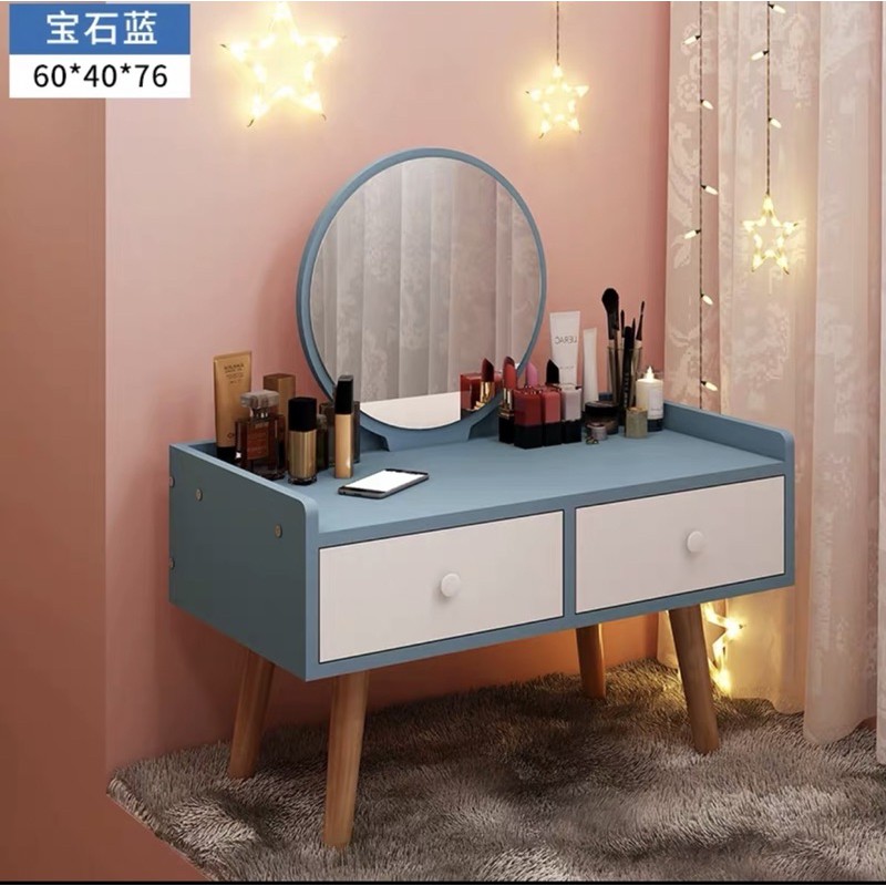 Bàn trang điểm ngồi bệt kiểu phong cách hiện đại bàn phấnmini có đèn LED | BigBuy360 - bigbuy360.vn