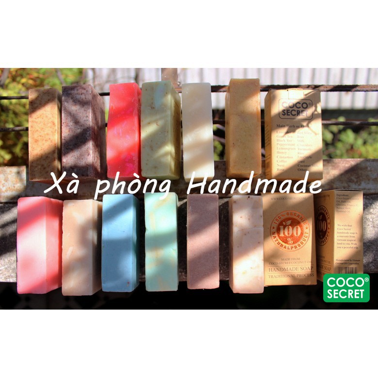 Xà Phòng Dầu Dừa Handmade Coco Secret - Thiên Nhiên 100% - Dưỡng Ẩm - Dịu Nhẹ - An Toàn Cho Da Nhạy Cảm