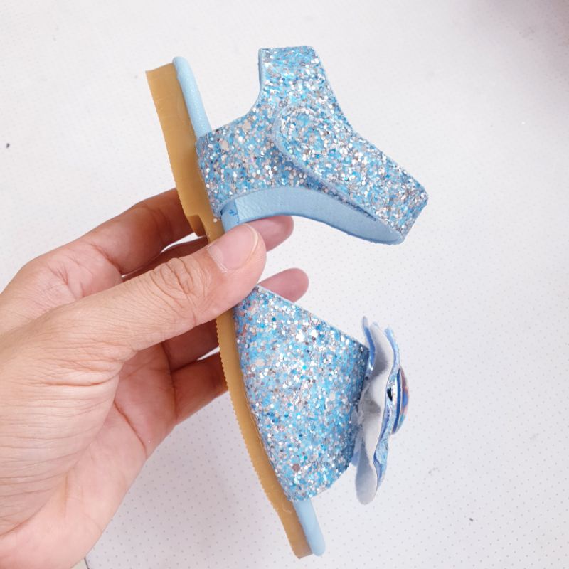 Giày sandal công chúa Elsa cho bé gái 3-8 tuổi đi học đi chơi