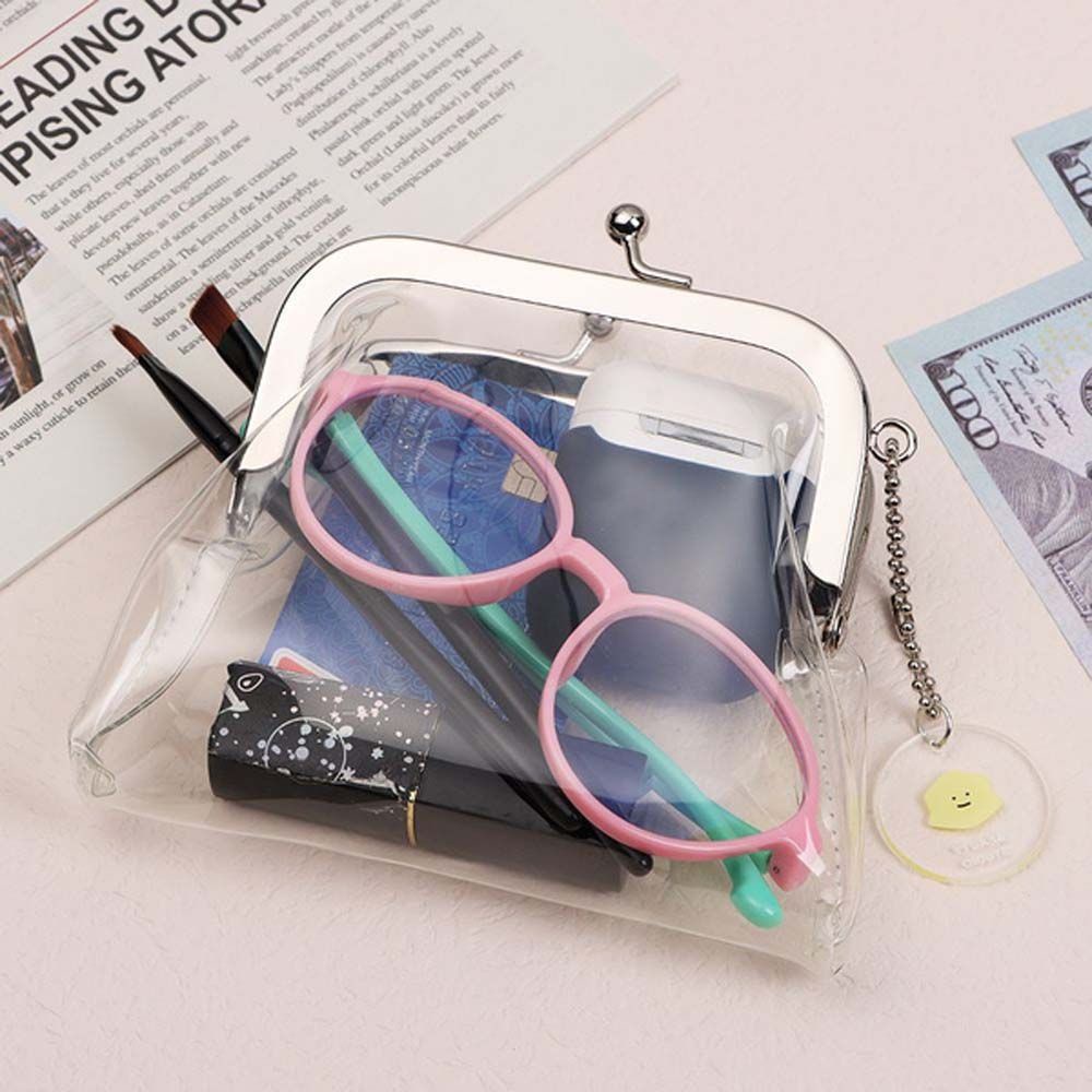 Ví đựng tiền mini bằng PVC trong suốt nhiều màu thời trang cho nữ