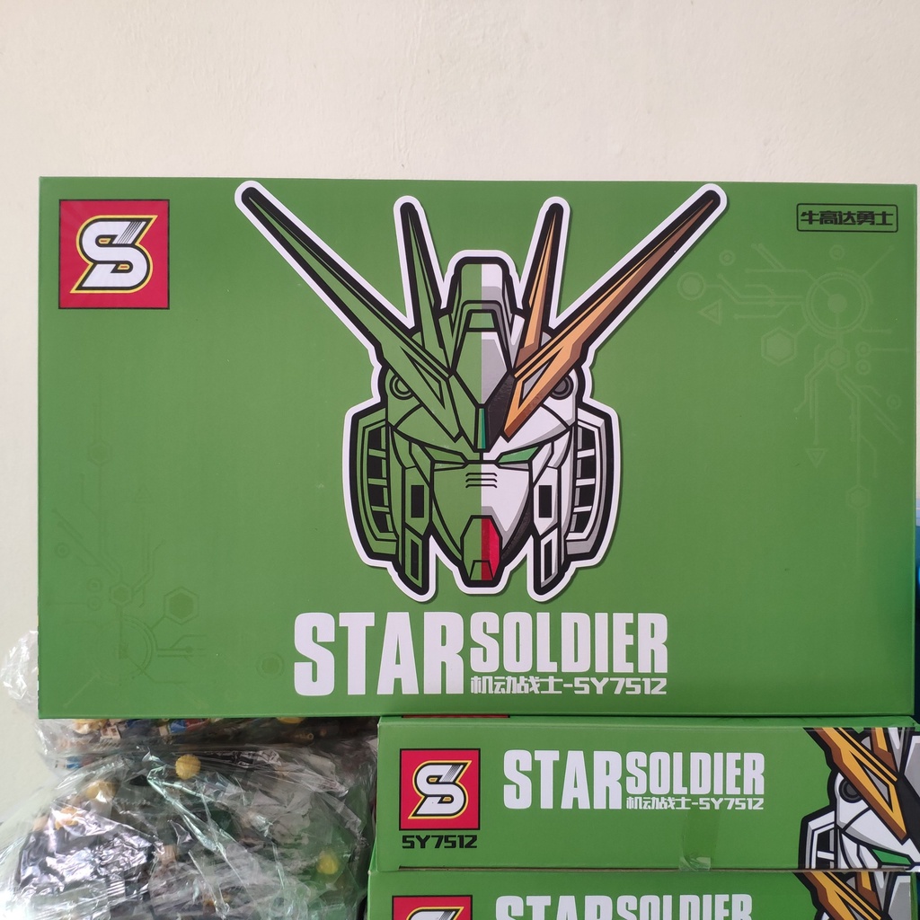 Mô hình Đồ chơi Lắp ráp lego MOC gundam mecha BANAGHER LINKS SEABOOK ARNO ghép SY 7510 7511 7512 Technic star soldier