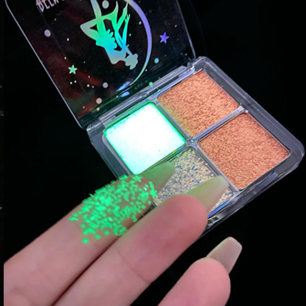 Bảng phấn mắt 4 màu sắc ánh ngọc trai lấp lánh trang điểm lâu trôi thời trang | BigBuy360 - bigbuy360.vn