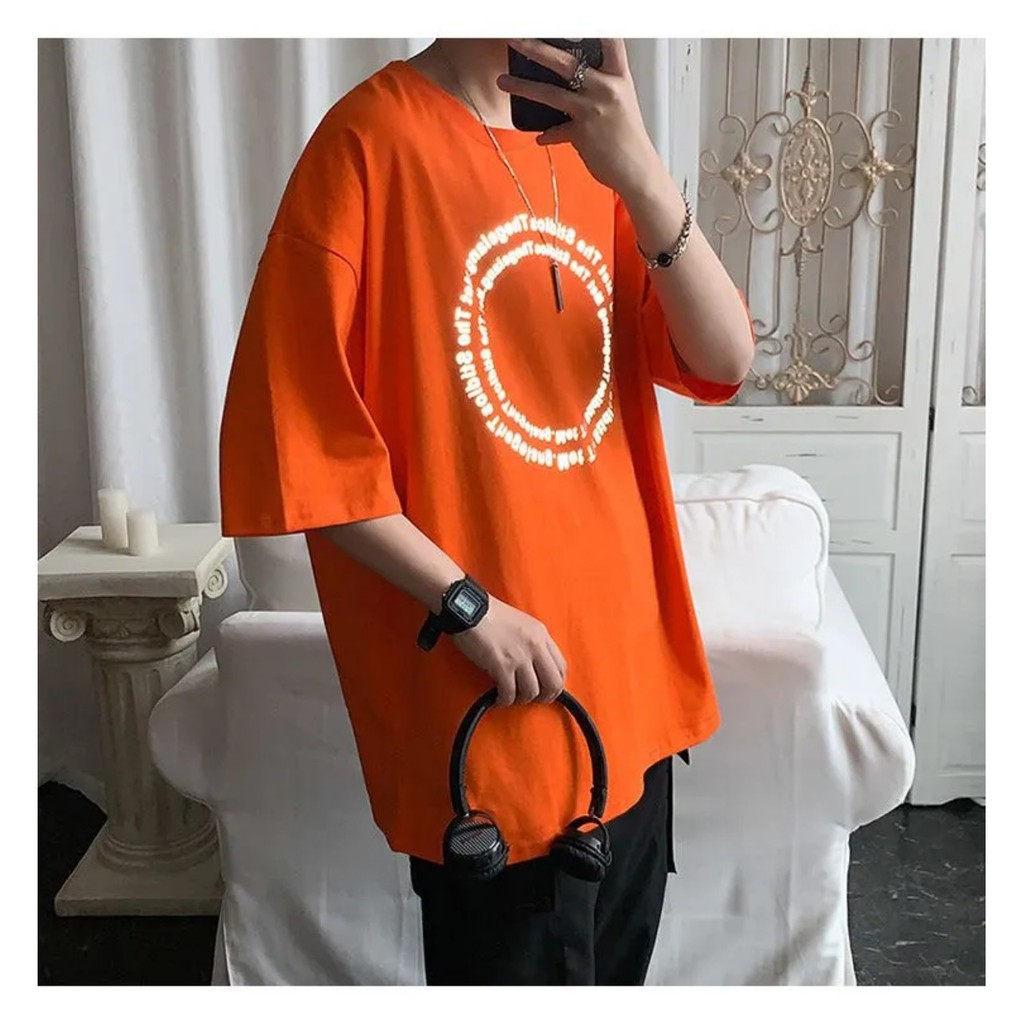 Áo thun Stee Phản quang WORDS CIRCLE Unisex