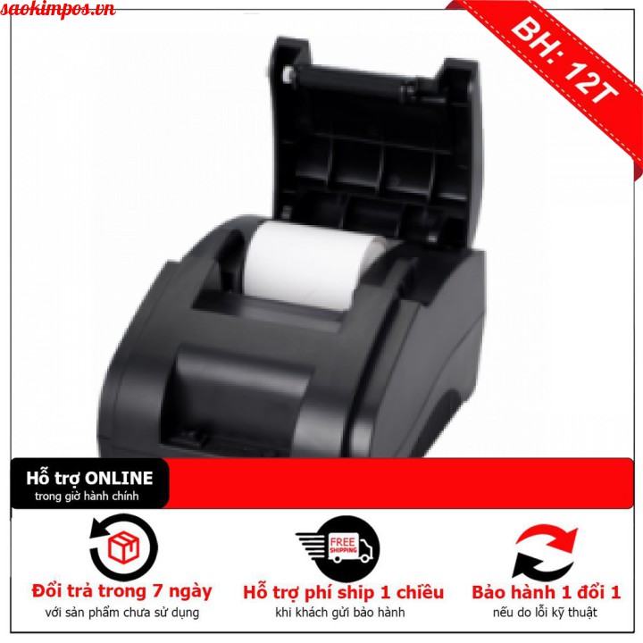 Máy in hóa đơn XPrinter XP-58IIH (Khổ 58mm, In nhiệt)