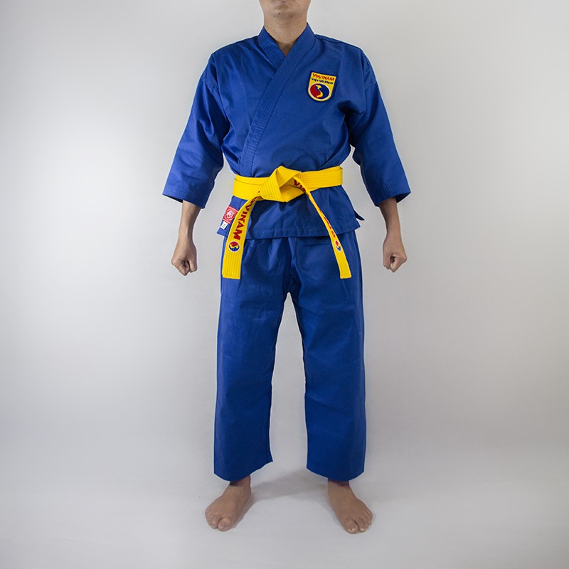 Bộ Võ Phục Vovinam Vải Kaki Sọc Phong Trào