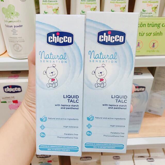 Phấn Rôm Nước Chicco Nhập Khẩu Ý 100ml