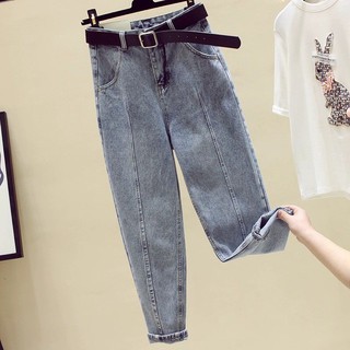 {order7-10 ngày} Có bigsize Quần baggy jeans dáng boy gân giữa siêu xinh 2019 Quảng Châu