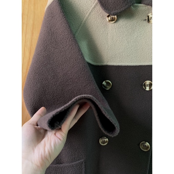 Áo khoác len Dạ Ép Quảng Châu cao cấp dáng babydoll