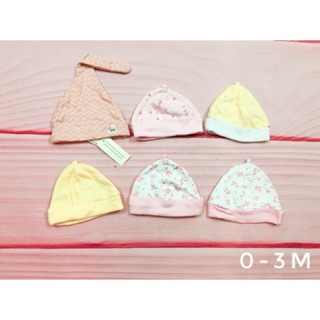 Mũ sơ sinh xuất dư cotton cho bé từ 0 đến 9 tháng