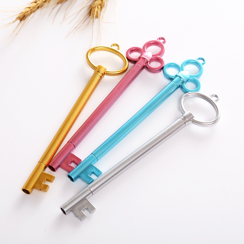 Bút Mực gel Hình Chìa Khóa Màu Đen 0.5mm Với 6 Kiểu Dáng Khác Nhau
