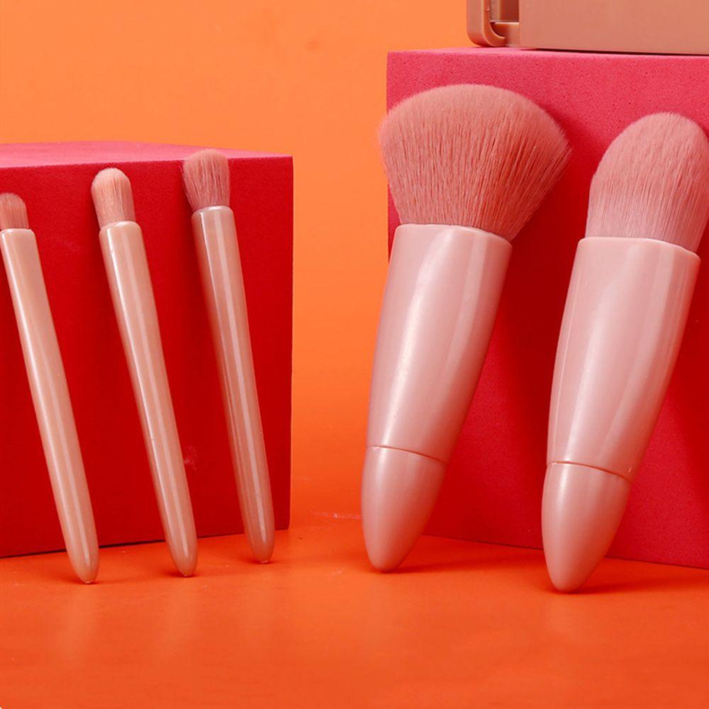 OKDEALS Cọ Trang Điểm Lông Mềm Có Gương Tiện Dụng