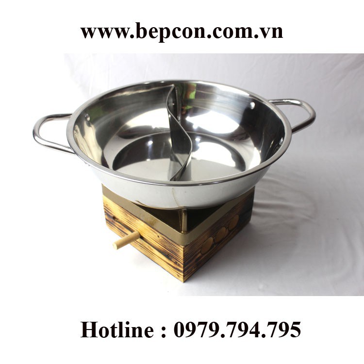 Bếp Cồn ⚡ Freeship ⚡ Giảm 40K Khi Mua Combo Bếp Cồn Đúc & Nồi Lẩu Hotpot Size 30