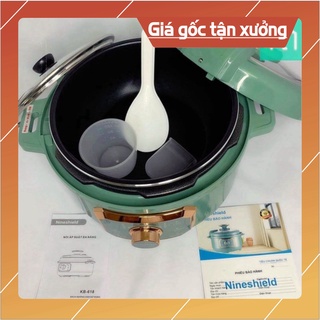 Nồi áp suất điện đa năng Nineshield 4L chính hãng, nấu lẩu, nấu cháo, nấu cơm, ninh xương, chiên xào dagia1780