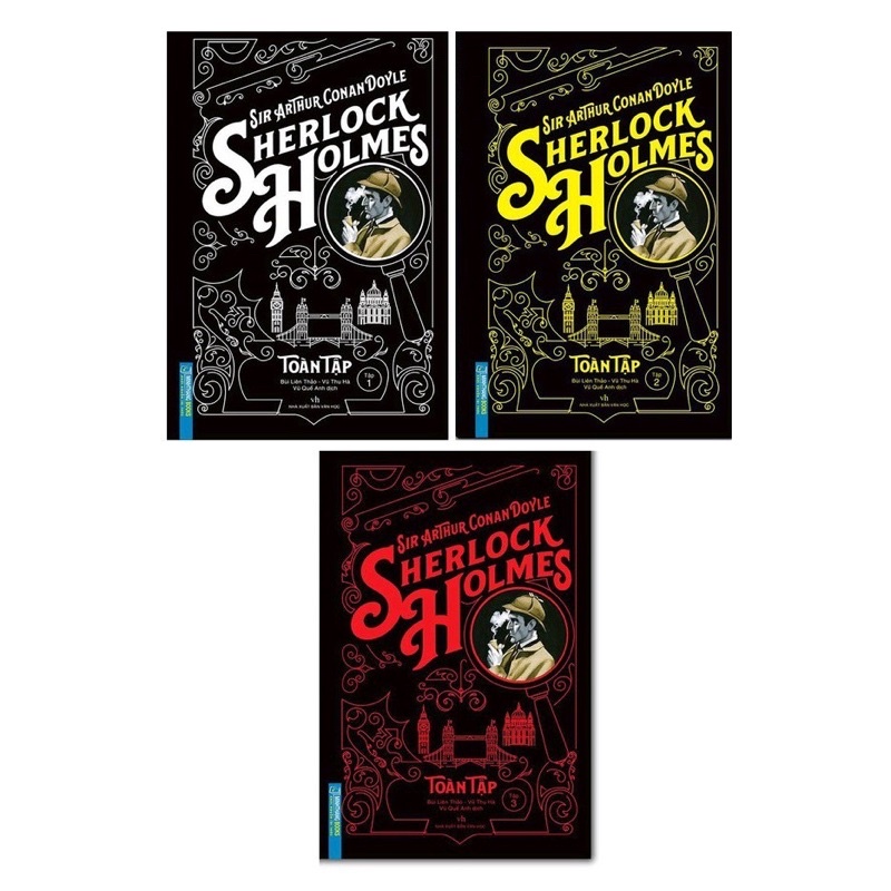 Sách.__.Combo 3 Cuốn Sherlock Holmes Toàn Tập - Bìa Cứng