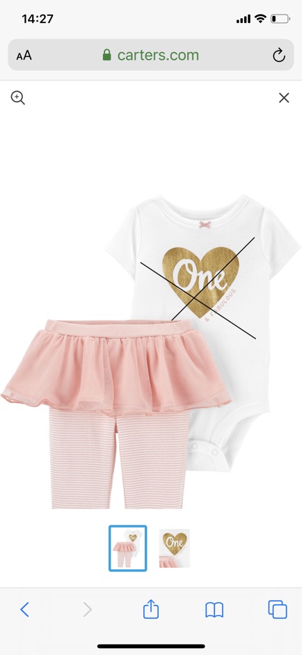 Chân váy kèm legging Carter