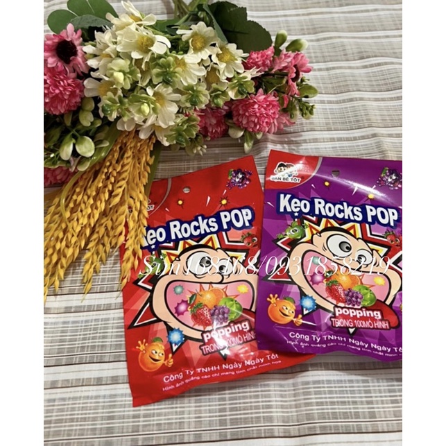 Kẹo nổ vị trái cây kèm đồ chơi