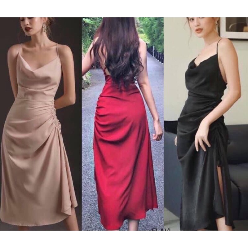 Vải lụa trơn màu