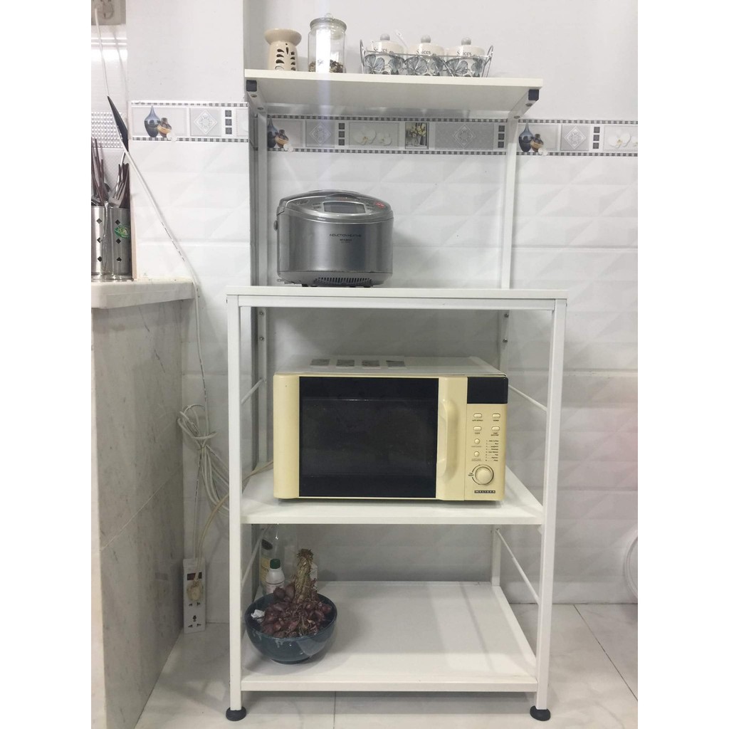 Kệ lò vi sóng, lò nướng Khung sắt Gỗ MDF YL173-1 120x40x60 cm | BigBuy360 - bigbuy360.vn