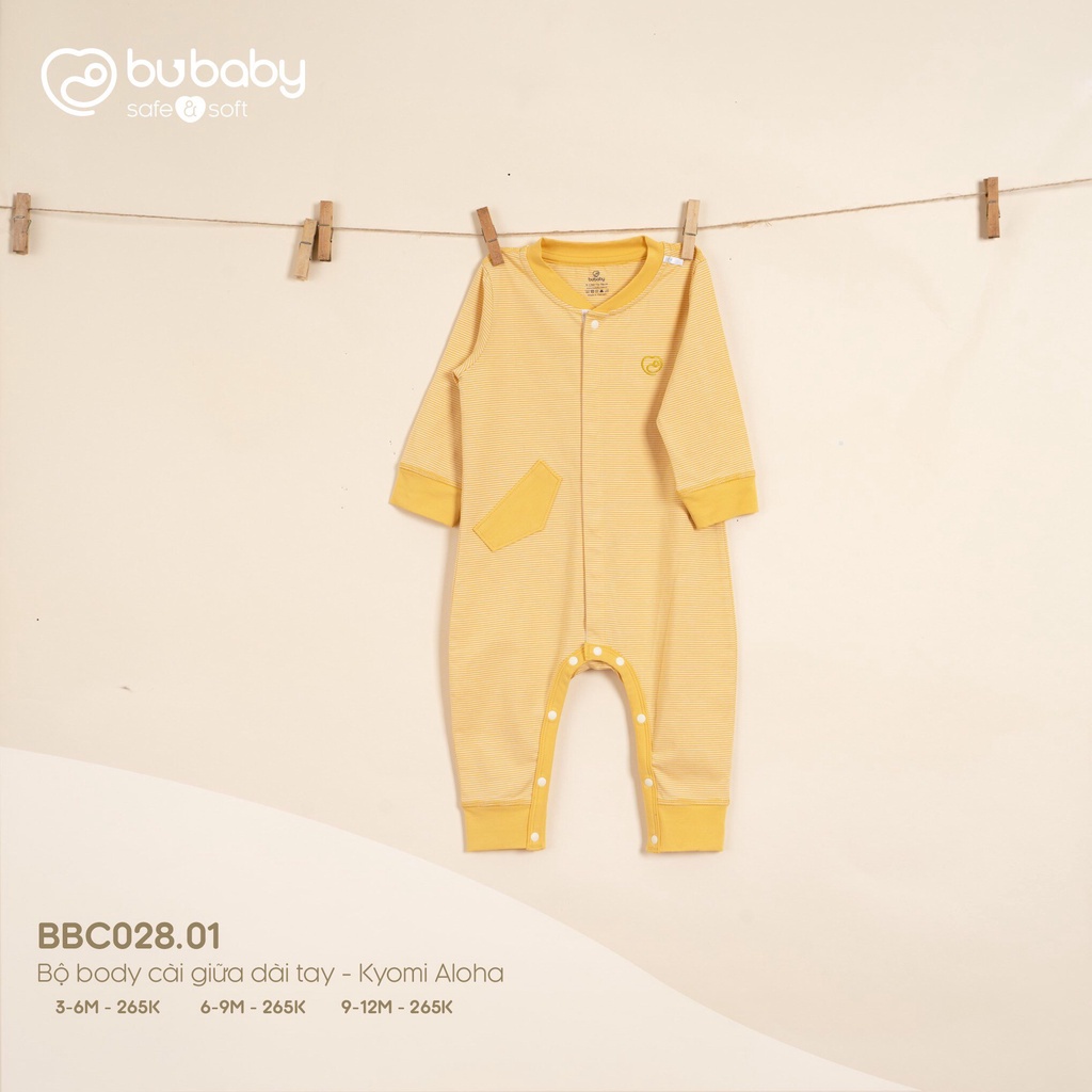 BUBABY Body cài giữa dài tay Kyomi Aloha