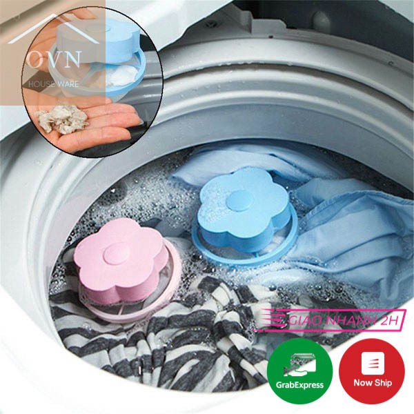 Túi phao lọc cặn rác bẩn trong máy giặt nhỏ gon tiện dụng OVN