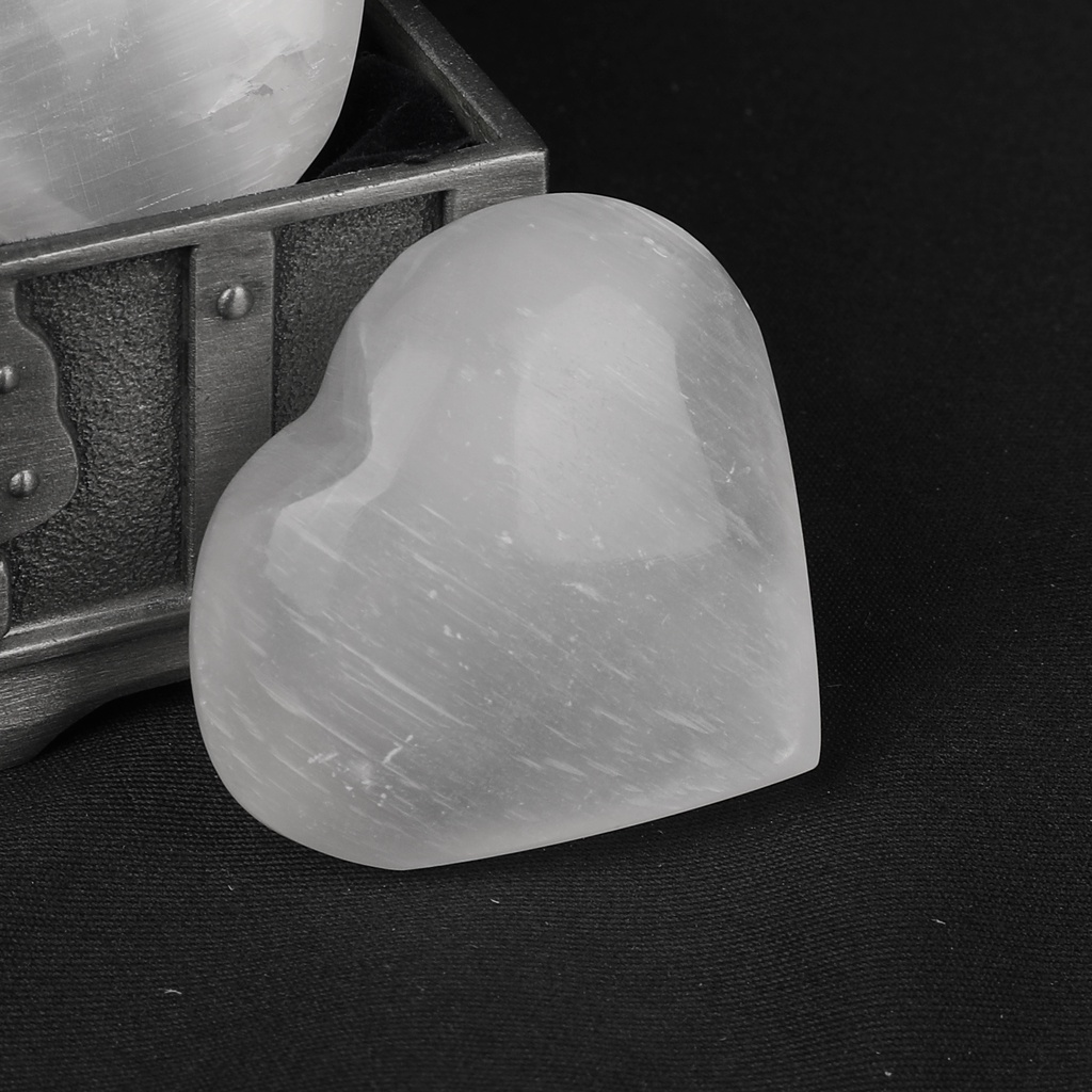 1 Viên Đá chakra Tự Nhiên Hình Trái Tim 4Cm