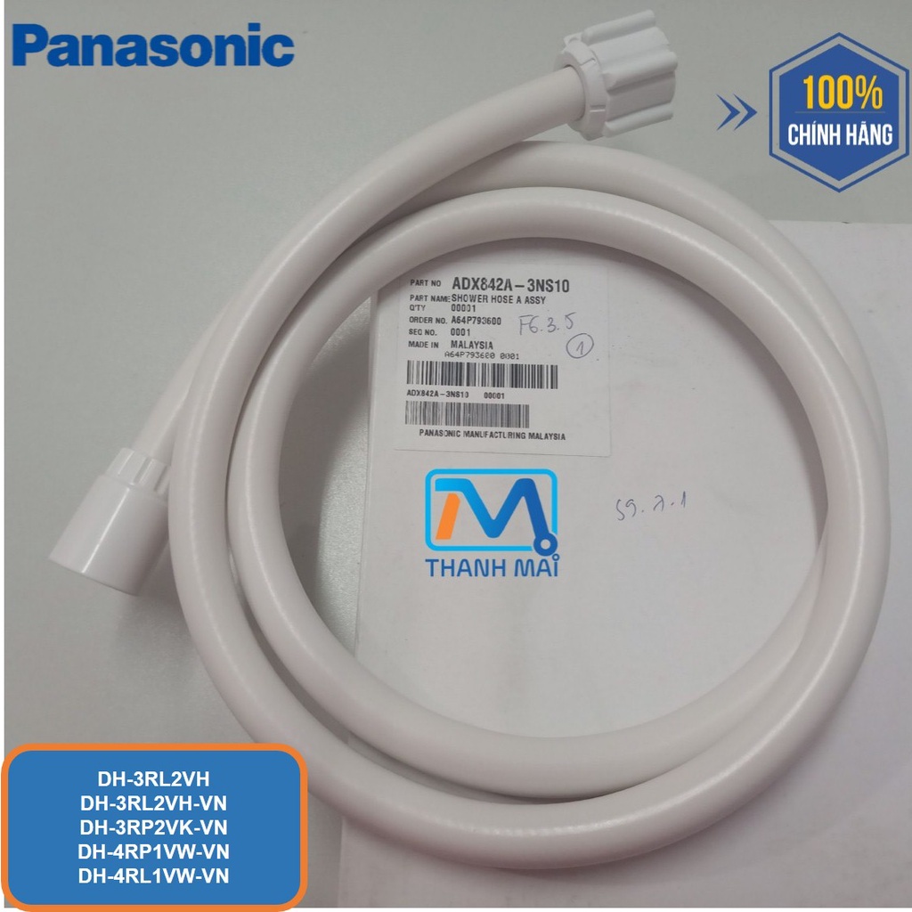 Ống vòi sen máy nước nóng Panasonic model DH-4NS3VS