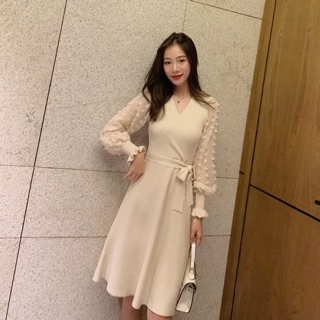 (Ảnh thật)Váy xinh mùa thu