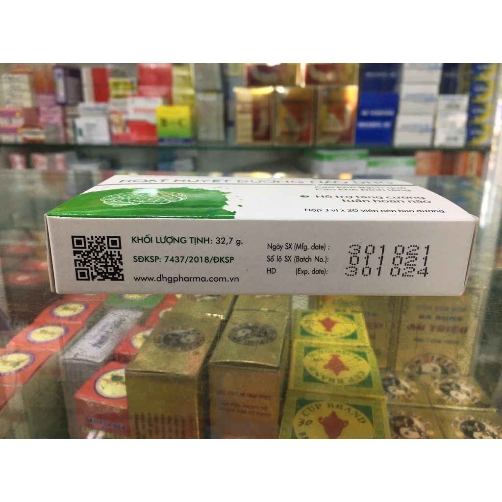 ✅ [Chính Hãng] Hoạt Huyết Dưỡng Não DHG hỗ trợ tăng cường tuần hoàn não