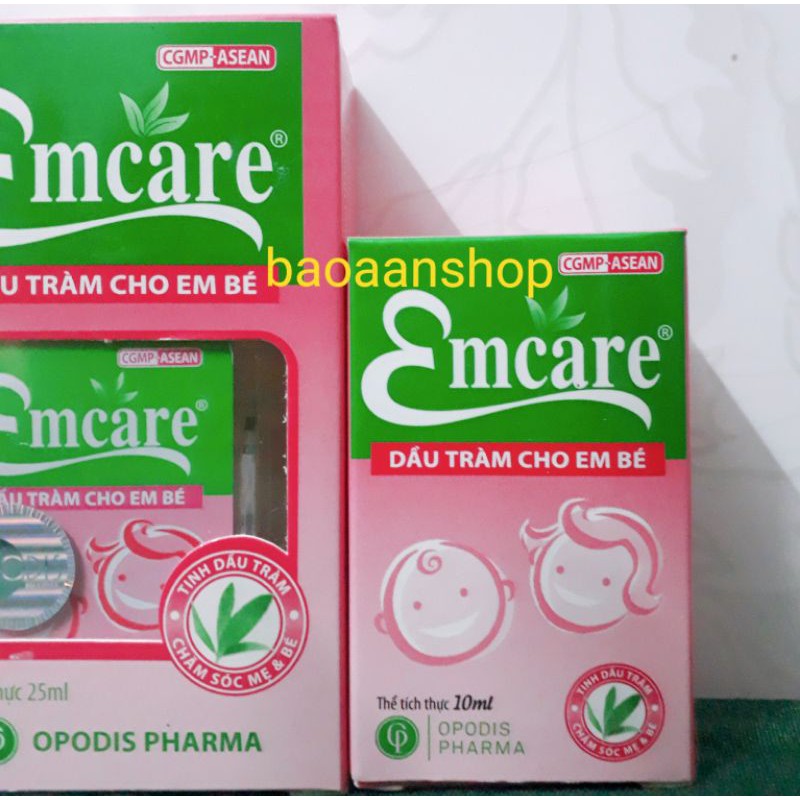 [ Dung tích mới ] Dầu tràm em bé EMCARE chai nhỏ - 10ml