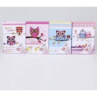 Combo 5 album ảnh 10x15 đựng 100 ảnh bìa cú cực đáng yêu sẵn hàng tại Tú Vy Studio